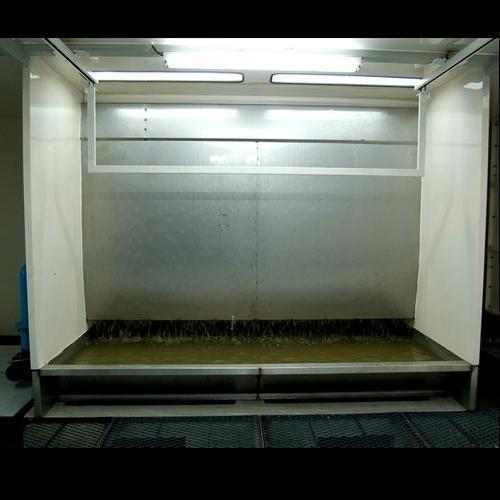 water curtain spray booth