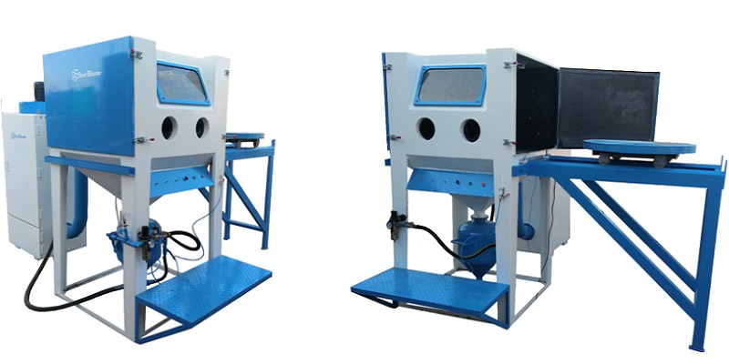 bench top abrasive blasting cabinet